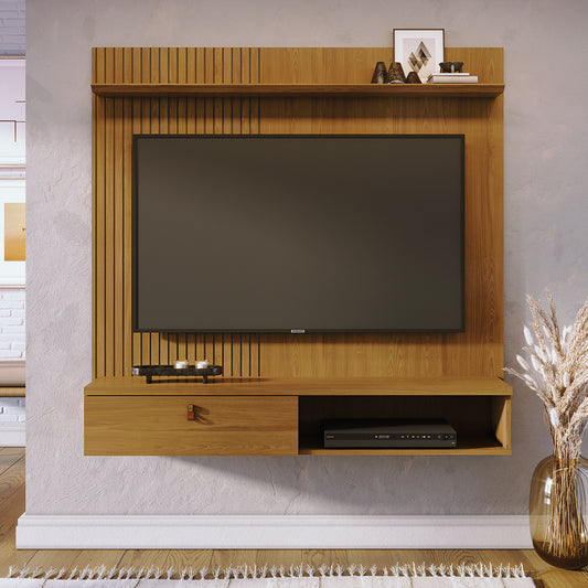 Painel Suspenso Home Íris Porta Basculante e Design Ripado