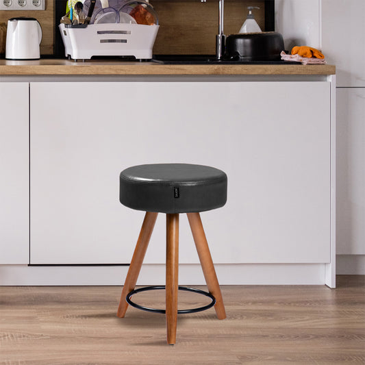 Banco Paris Retrô com Estrutura em Aço e Assento Estofado em Courissimo