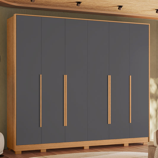 Guarda-Roupa Fascínio Casal 6 Portas em MDP