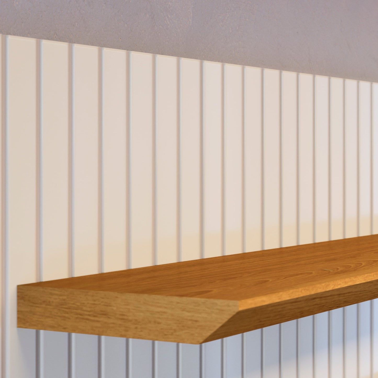 Painel Suspenso Home Íris Porta Basculante e Design Ripado