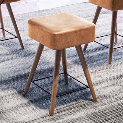 Banco Rio Compacto com Estrutura em Aço e Assento Estofado em Courissimo