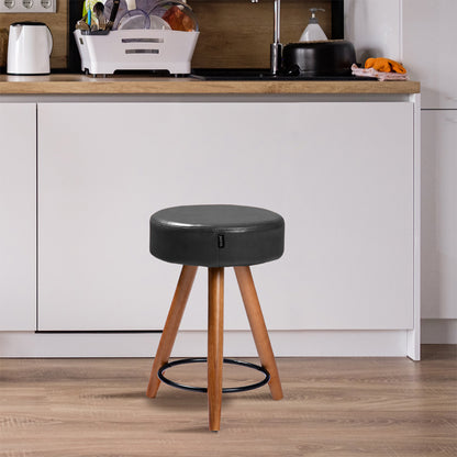 Banco Paris Retrô com Estrutura em Aço e Assento Estofado em Courissimo