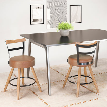 Cadeira Moscou Moderna com Estrutura em Aço e Assento Estofado em Courissimo