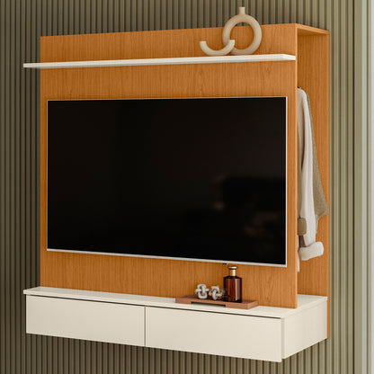 Closet com Painel Wave Suspenso em MDP com Pintura UV