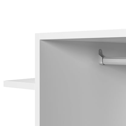 Closet com Painel Wave Suspenso em MDP com Pintura UV