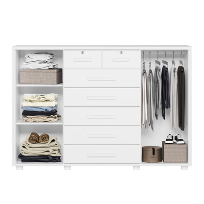 Cômoda Fontana 7 Gavetas em MDP com Pintura UV