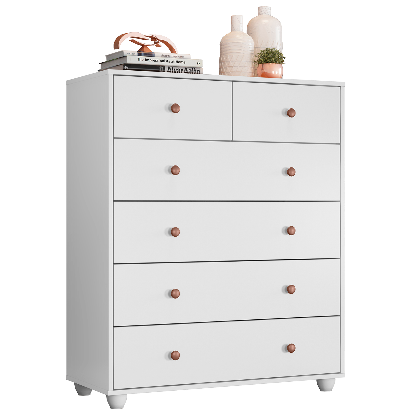 Cômoda Vittoria 6 Gavetas em MDP