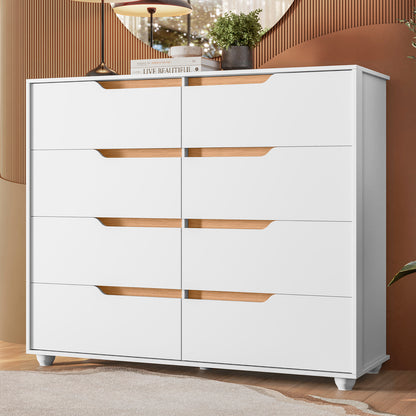 Cômoda Doble 8 Gavetas em MDP com Pintura UV