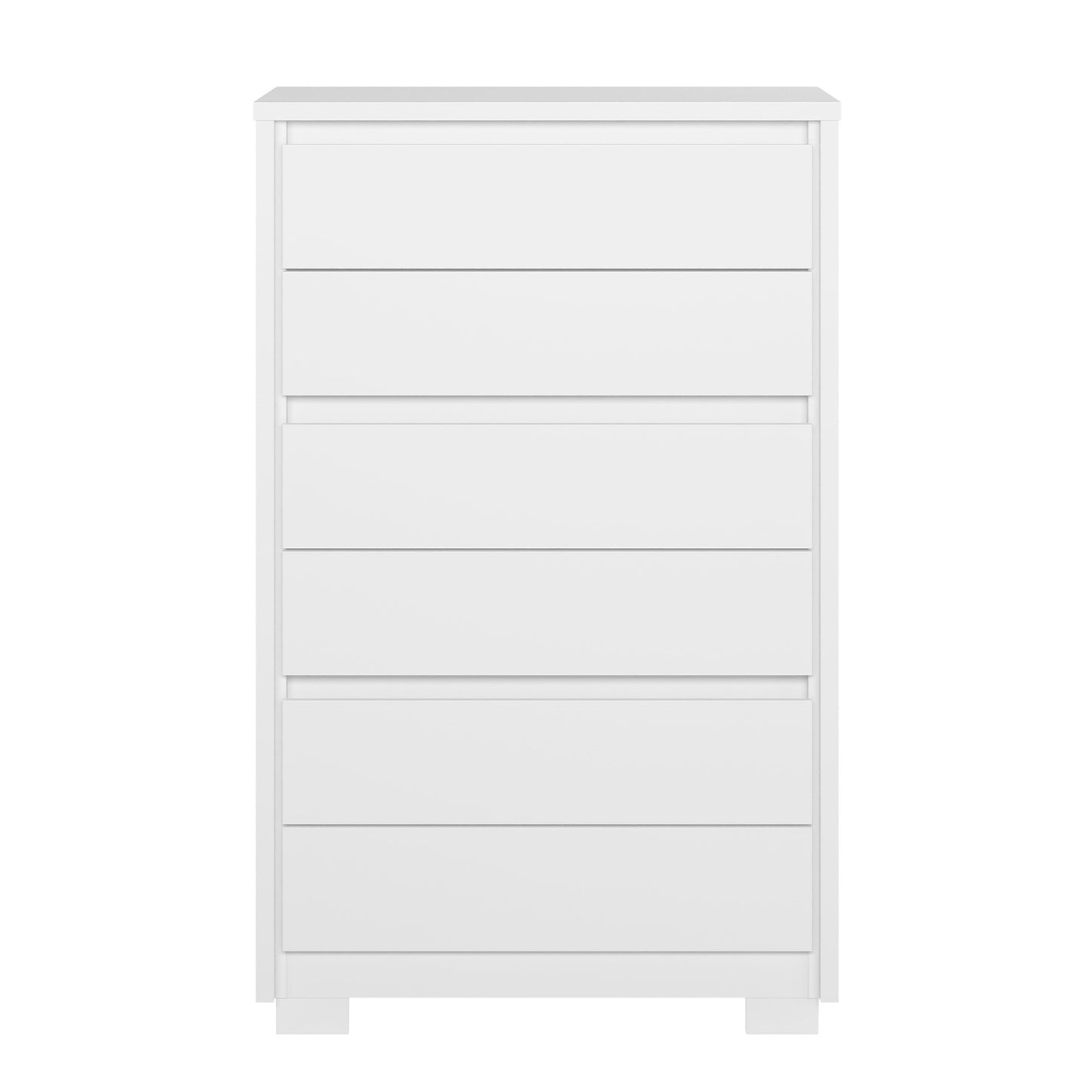 Cômoda Unno 6 Gavetas em MDP com Pintura UV e Design Minimalista