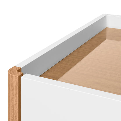 Cômoda Infinite 8 Gavetas em MDP com Pintura UV e Design Moderno