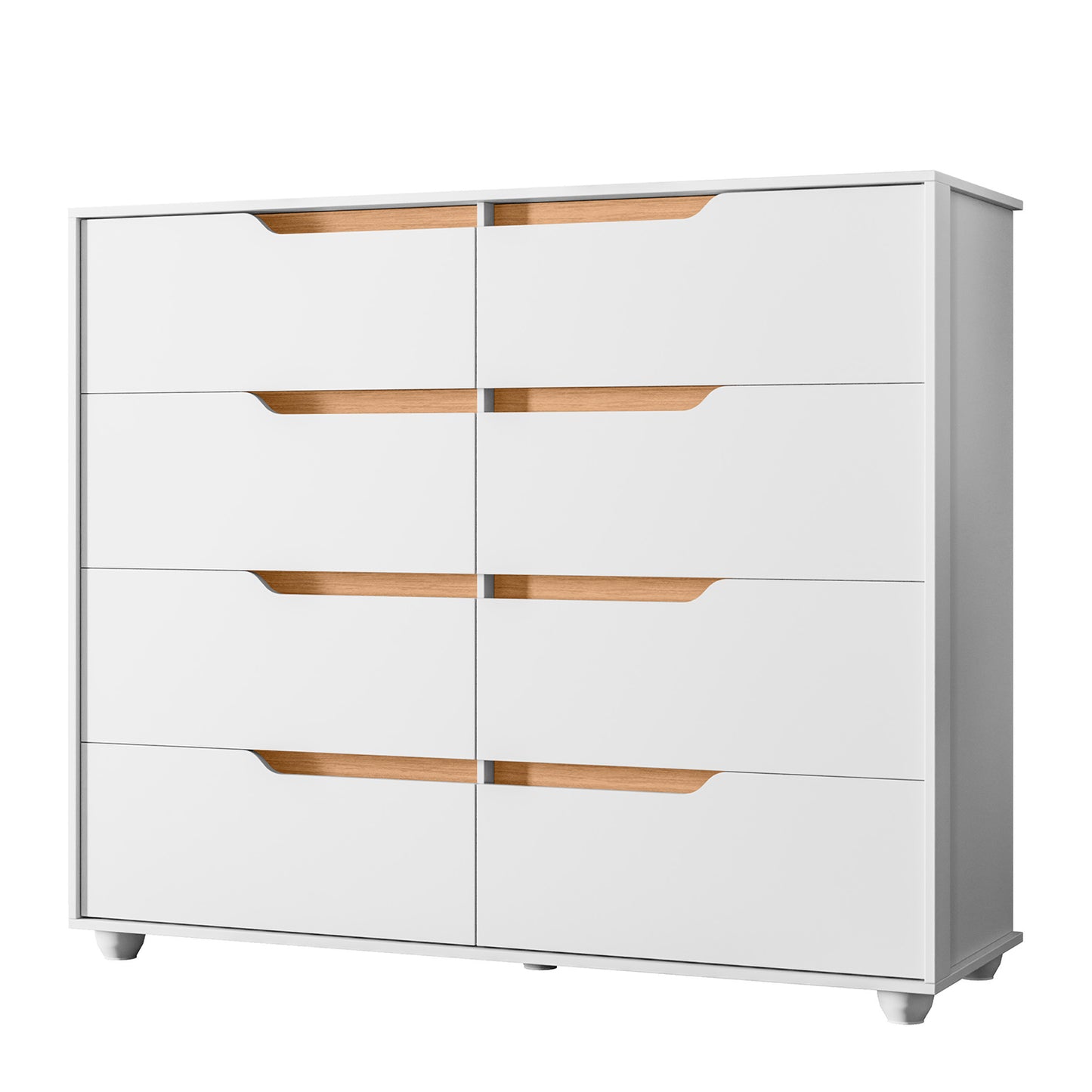 Cômoda Doble 8 Gavetas em MDP com Pintura UV