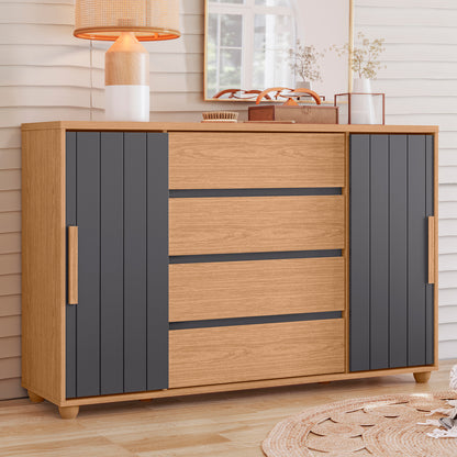 Cômoda Evidenza 4 Gavetas em MDP com Pintura UV