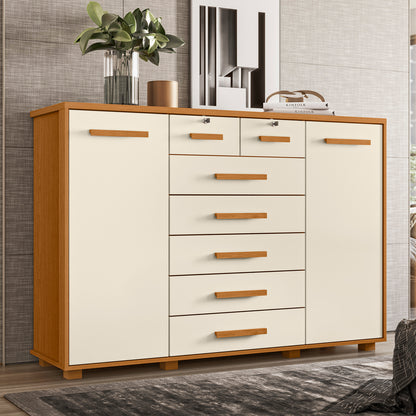 Cômoda Fontana 7 Gavetas em MDP com Pintura UV