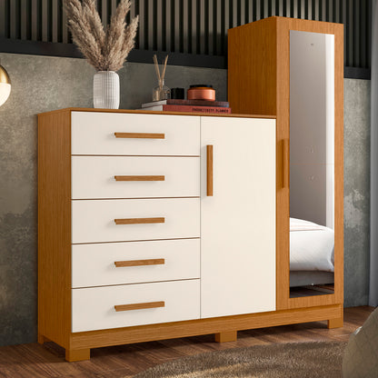 Cômoda New Master 5 Gavetas em MDP com Pintura UV