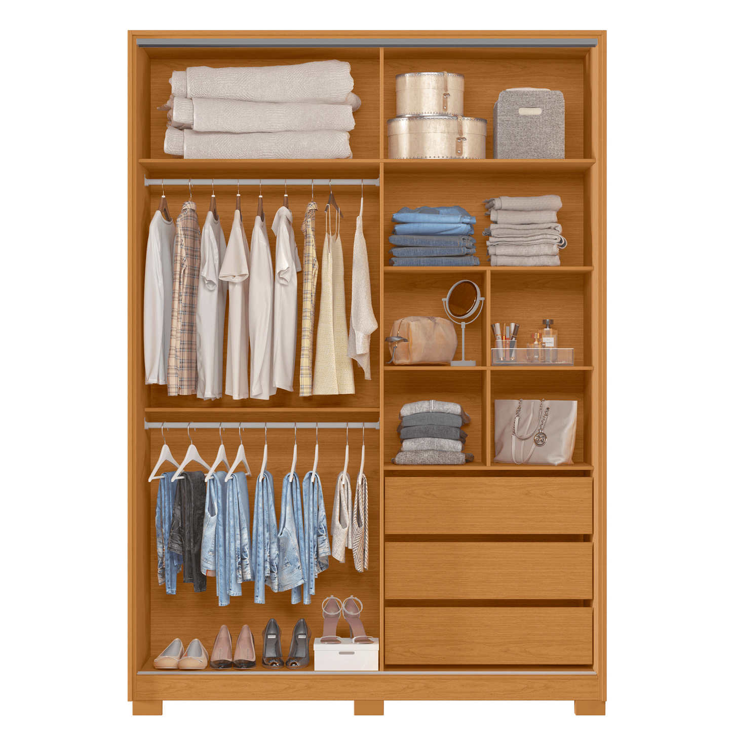 Guarda-Roupa Frizatto Solteiro 2 Portas em MDP