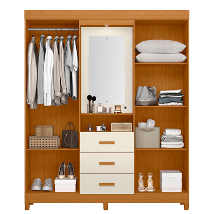 Guarda-Roupa Ágata 4 Portas em MDP e Amplo Espaço Interno