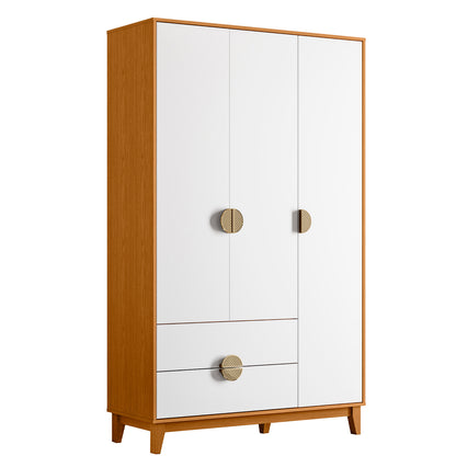 Guarda-Roupa Ipê 3 Portas MDF com Pintura UV e Corrediças Metálicas