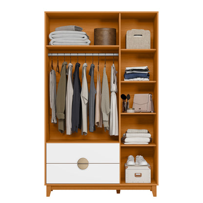 Guarda-Roupa Ipê 3 Portas MDF com Pintura UV e Corrediças Metálicas
