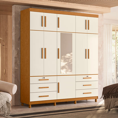Guarda-Roupa Triton Plus 6 Portas em MDP com Corrediças Telescópicas