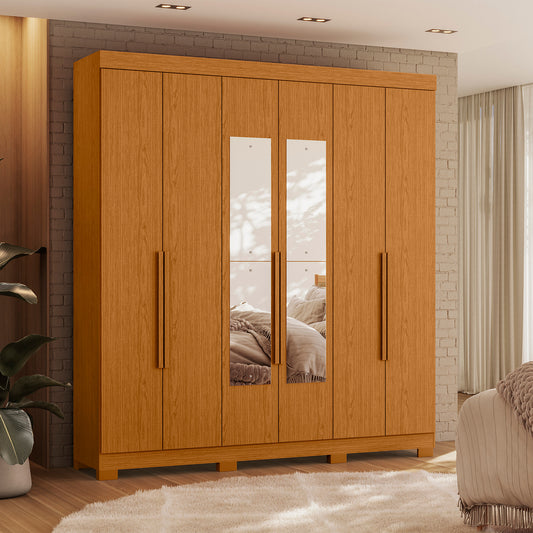 Guarda-Roupa Roupeiro Vinci 6 Portas em MDP