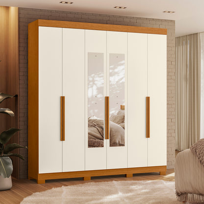 Guarda-Roupa Roupeiro Vinci 6 Portas em MDP