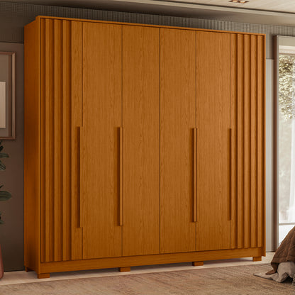 Guarda-Roupa Roupeiro Deville 6 Portas em MDP