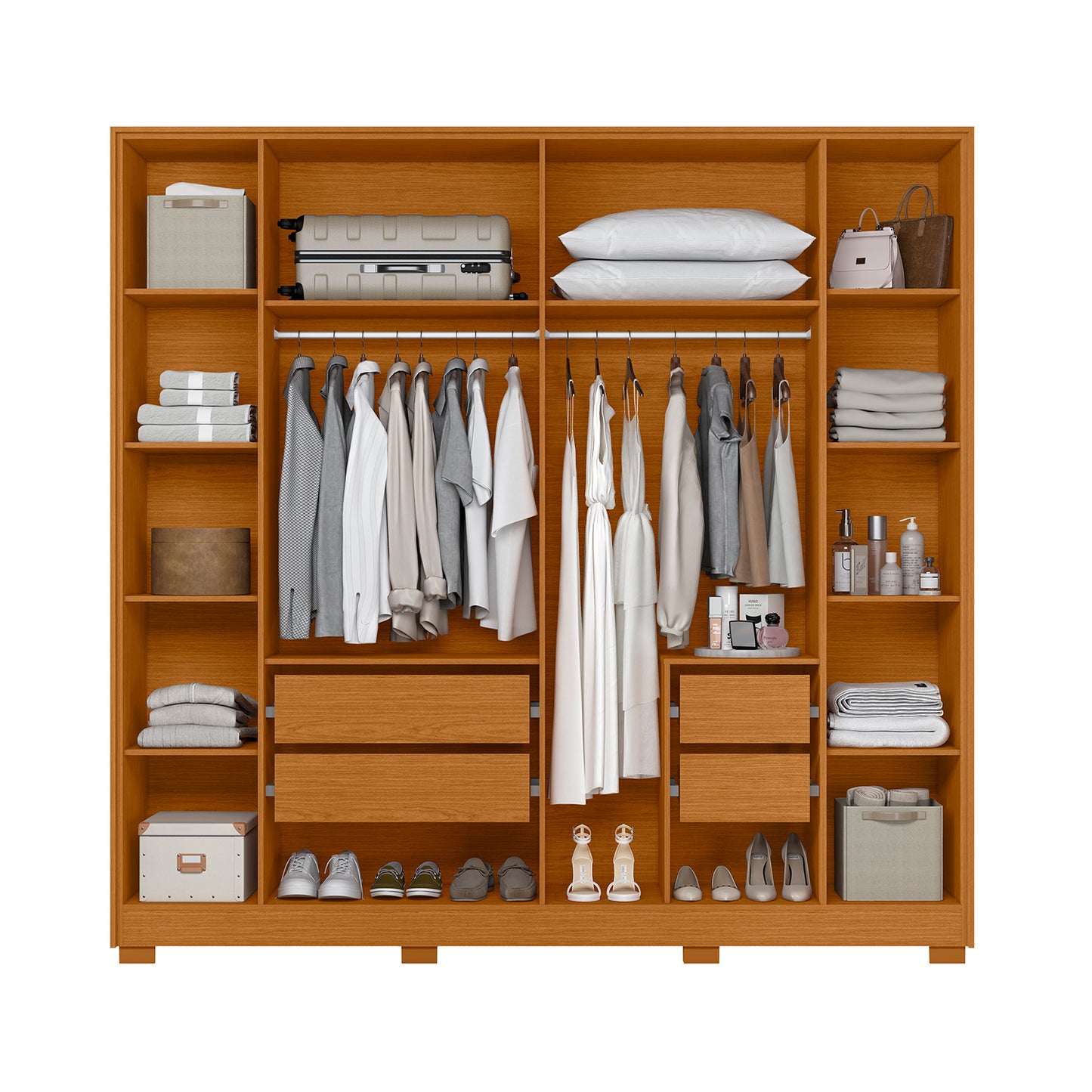 Guarda-Roupa Roupeiro Deville 6 Portas em MDP