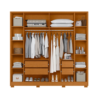 Guarda-Roupa Roupeiro Deville 6 Portas em MDP