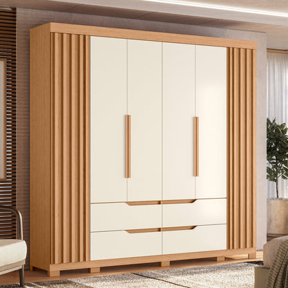 Guarda-Roupa Doble Casal 6 Portas em MDP