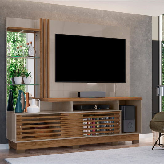 Home Theater Frizz Plus com Portas Deslizantes e Iluminação LED