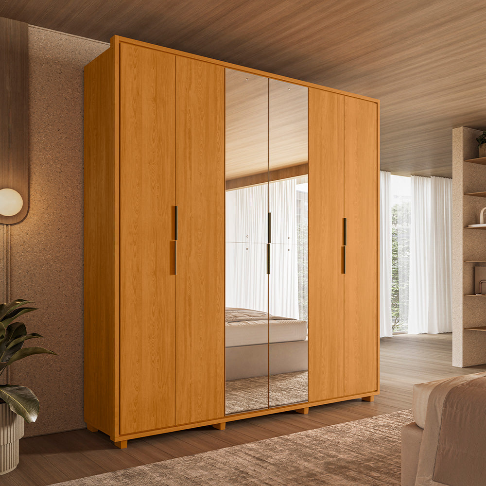 Guarda-roupa Matisse MDF 6 Portas e 4 Gavetas