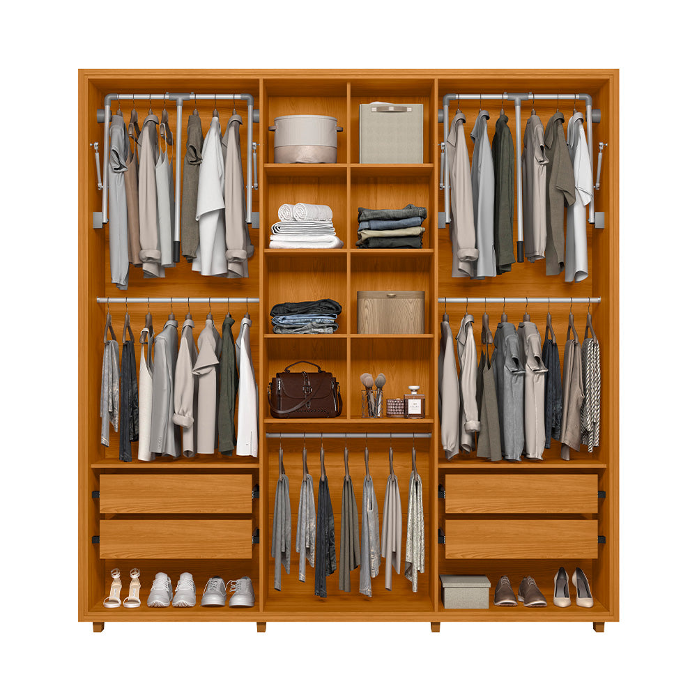 Guarda-roupa Veronese MDF 6 Portas e 4 Gavetas