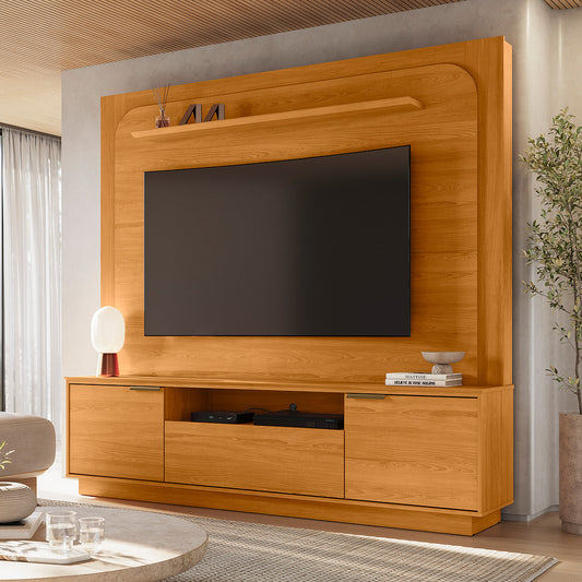 Home Theater Nilo Design Curvo Contemporâneo