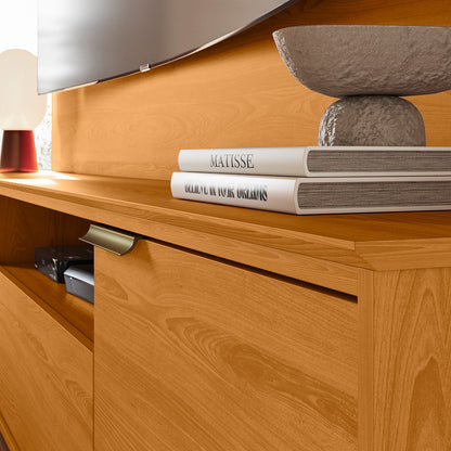 Home Theater Nilo Design Curvo Contemporâneo