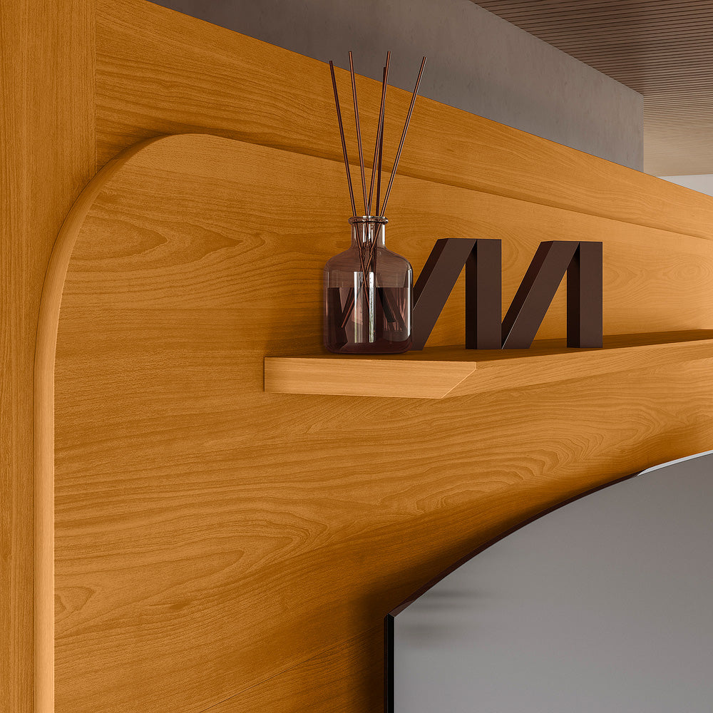 Home Theater Nilo Design Curvo Contemporâneo