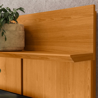 Home Theater Siena Design com Frisos Verticais