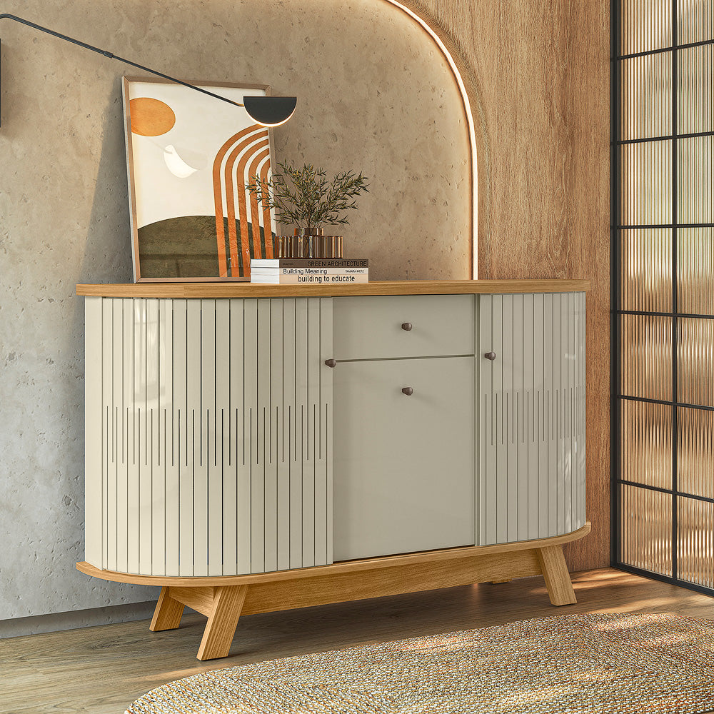 Buffet Aparador Monza com 2 Gaveta e 2 Portas