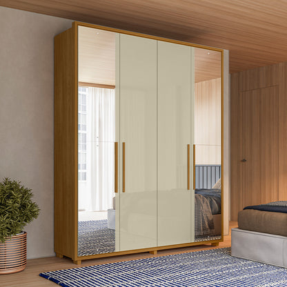 Guarda-roupa Greco 100% MDF 4 Portas e 3 Gavetas