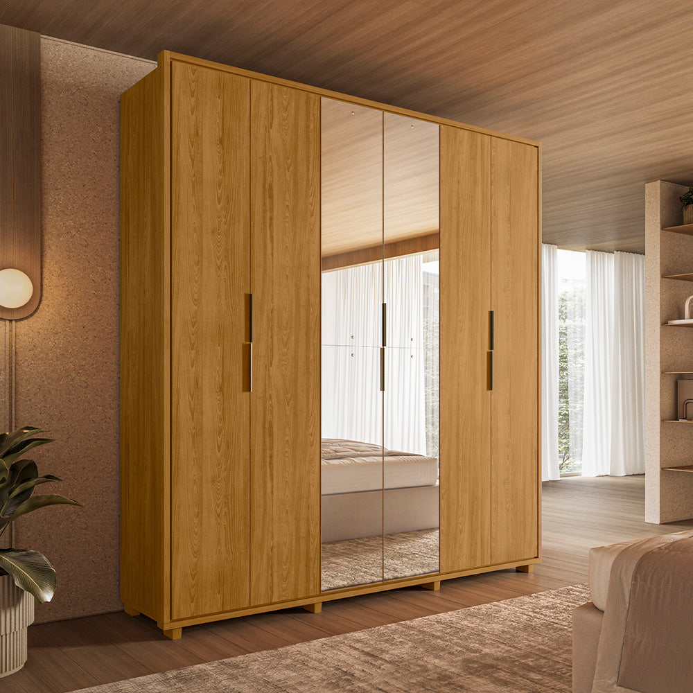 Guarda-roupa Matisse MDF 6 Portas e 4 Gavetas