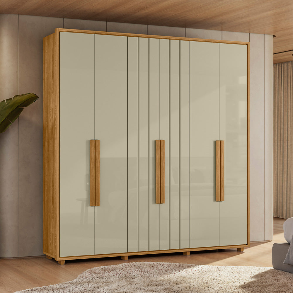 Guarda-roupa Veronese MDF 6 Portas e 4 Gavetas
