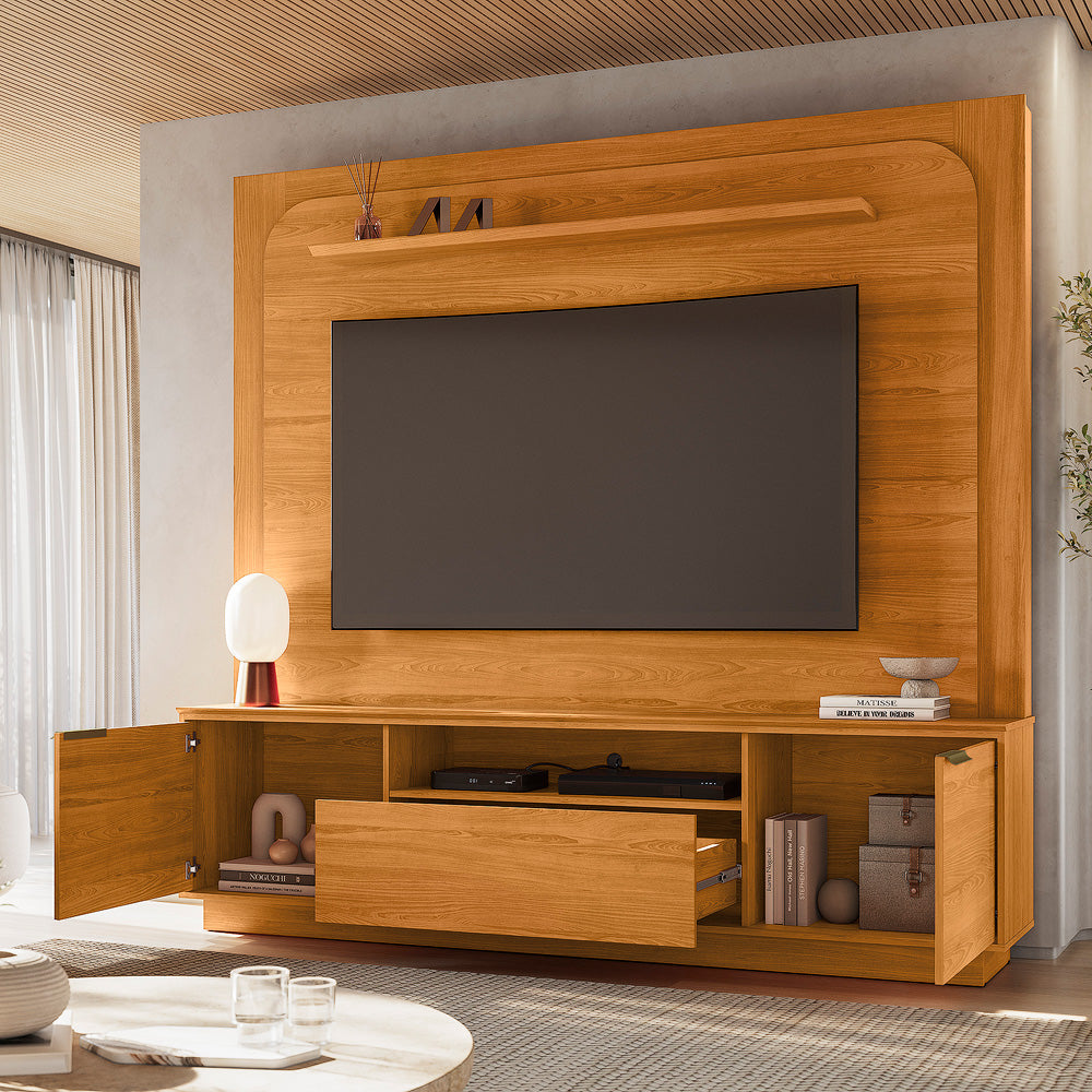 Home Theater Nilo Design Curvo Contemporâneo