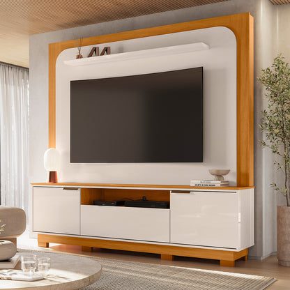 Home Theater Nilo Design Curvo Contemporâneo