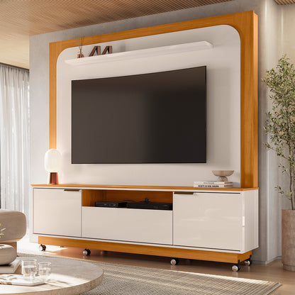 Home Theater Nilo Design Curvo Contemporâneo