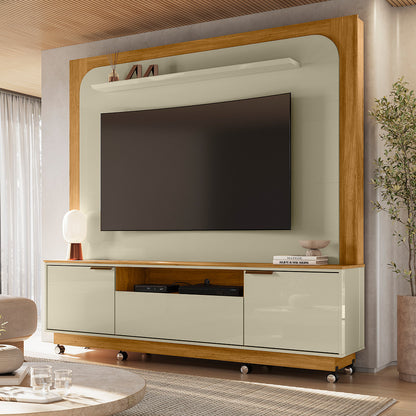 Home Theater Nilo Design Curvo Contemporâneo