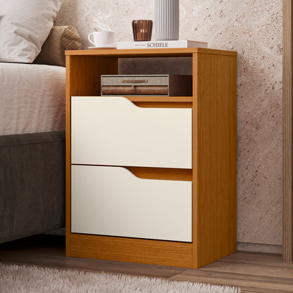 Mesa de Cabeceira Sole - 2 Gaveta em MDP