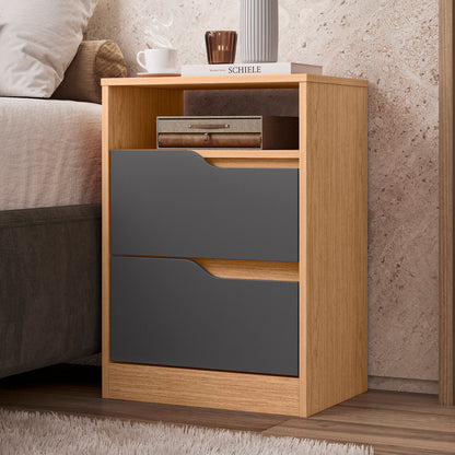 Mesa de Cabeceira Sole - 2 Gaveta em MDP