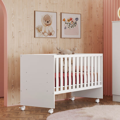 Berço Doce Sonho Reto com Suporte para Mosquiteiro