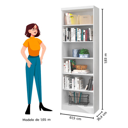 Livreiro Multiuso Funcional com Prateleiras