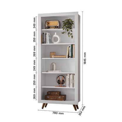 Livreiro Retrô 5 Prateleiras