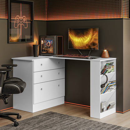 Cômoda com Mesa Giratória Gamer